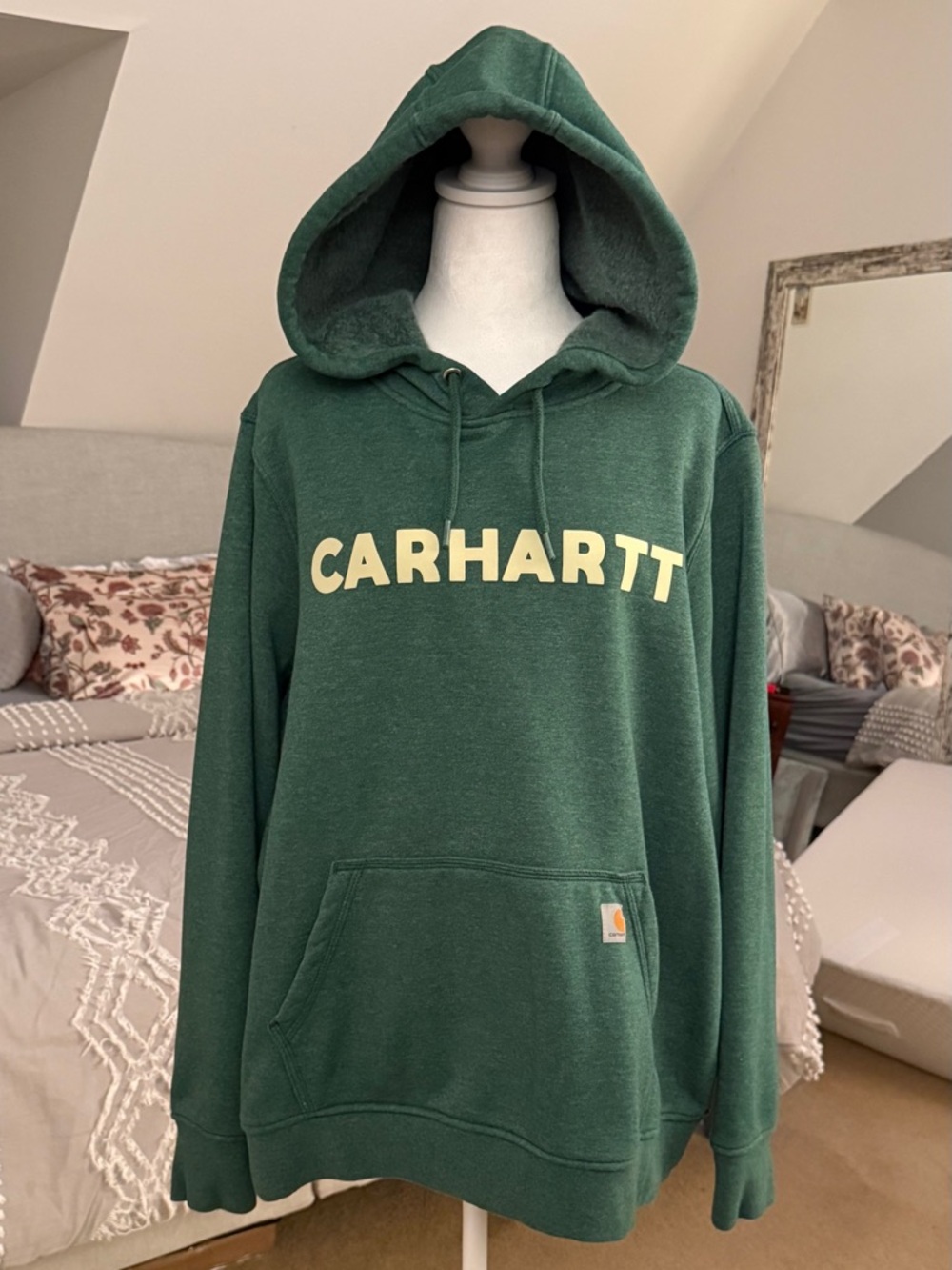 Carhartt Womens Green Hoodie